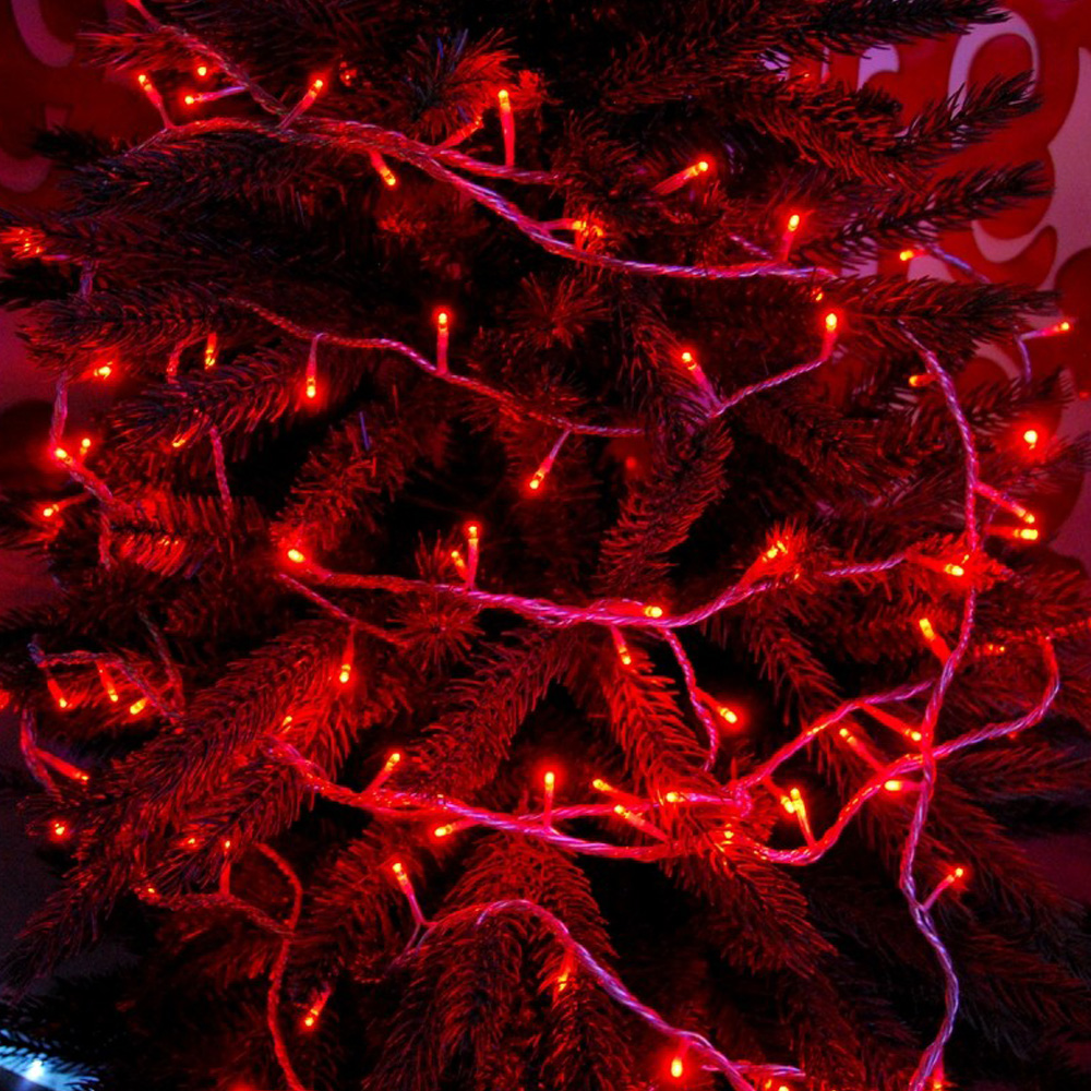 Luz Led Lineal 50 Metros 500 Led Rojo Luces Navidad RF 1515